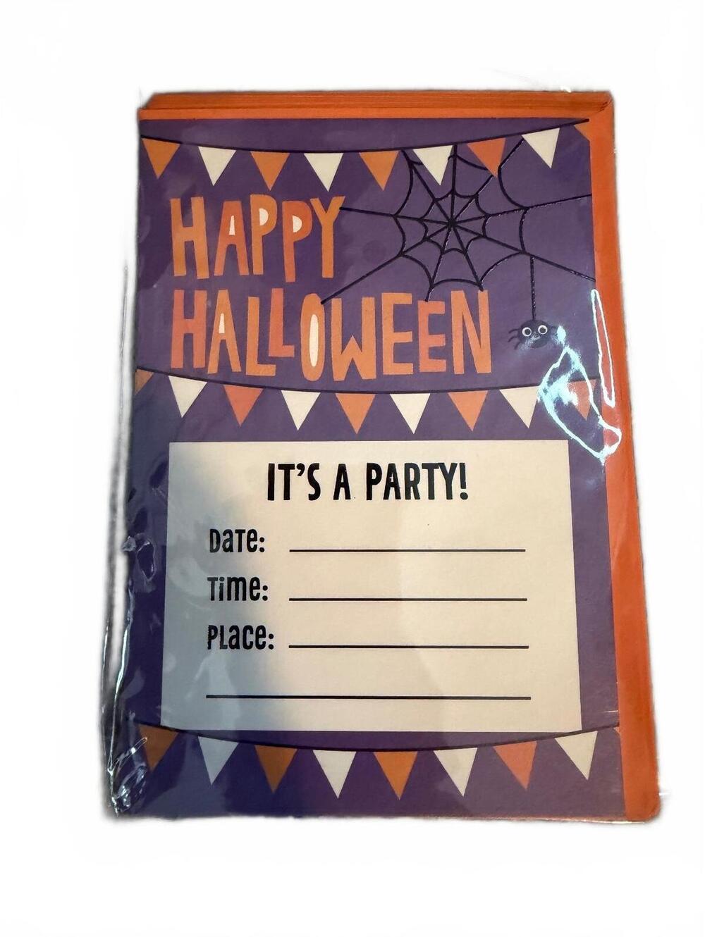 Hallmark Halloween Party Invitation Cards with Envelopes, 10-Pack 5x7